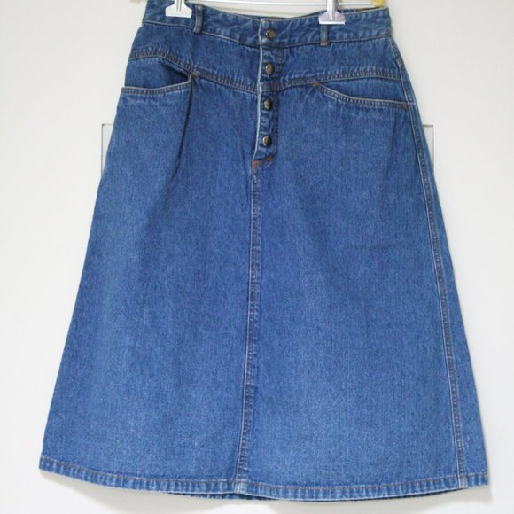 Liz Claiborne Denim Skirt - Picture 1 of 6